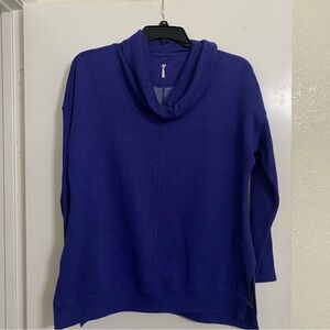 Elegant Cowl Neck Sweater in Rich Blue